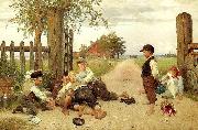 august malmstrom grindslanten oil painting reproduction